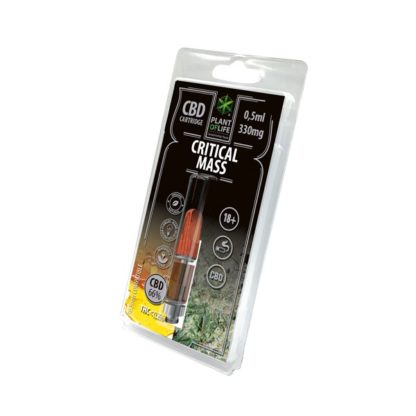 Plant of Life Wax Cartridge 66% CBD 0.5ml Critical Mass